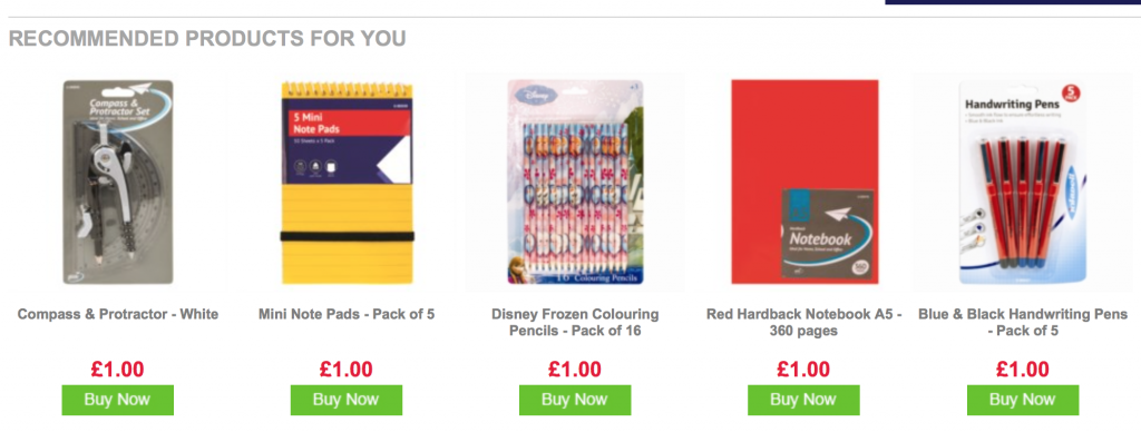 Poundworld cross selling