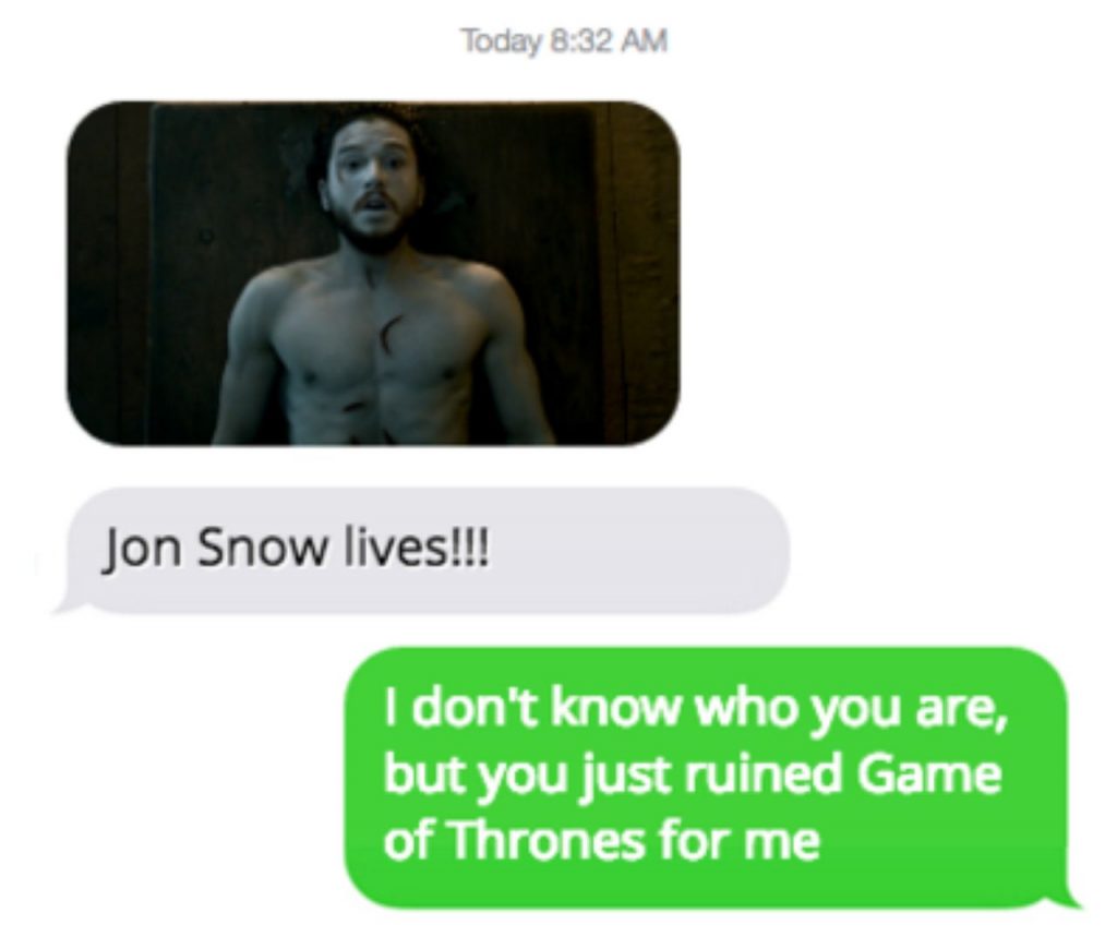 game of thrones spoiler app