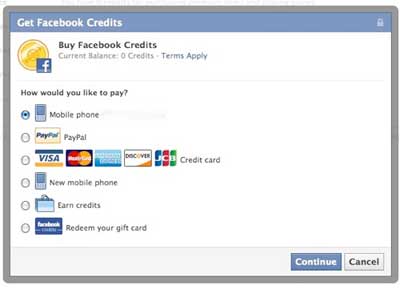 facebook-credits facebook-credits