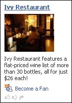 Facebook Example Inline Fanning