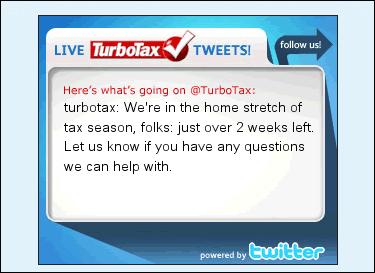 Turbotax Twitter Ad