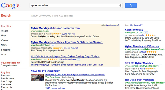 google-search-cybermonday