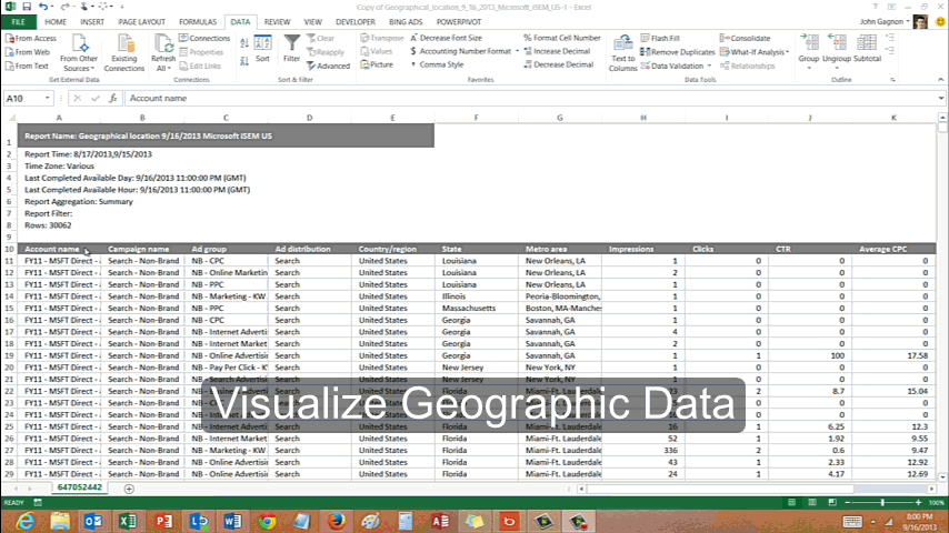 Powermap Visualizations