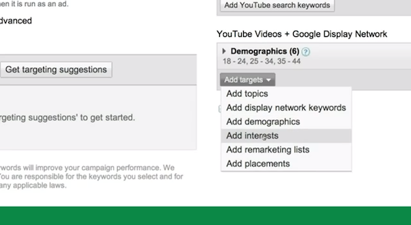 AdWords for Video Interest and Topic Targeting Tool AdWords for Video Interest and Topic Targeting Tool
