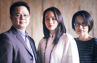 Alvin Huang (L) Jane Lin-Baden (M) Amanda Lai (R)