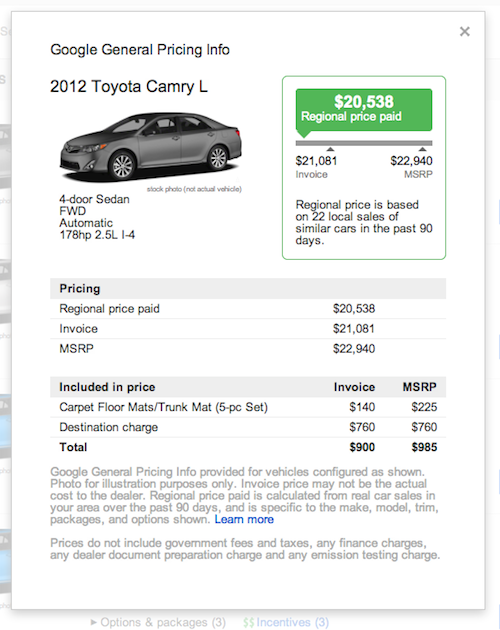 google-general-pricing-info