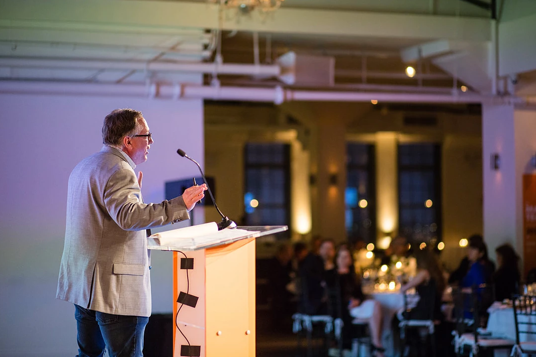 scott brinker speaking at the marketing technology awards 2019